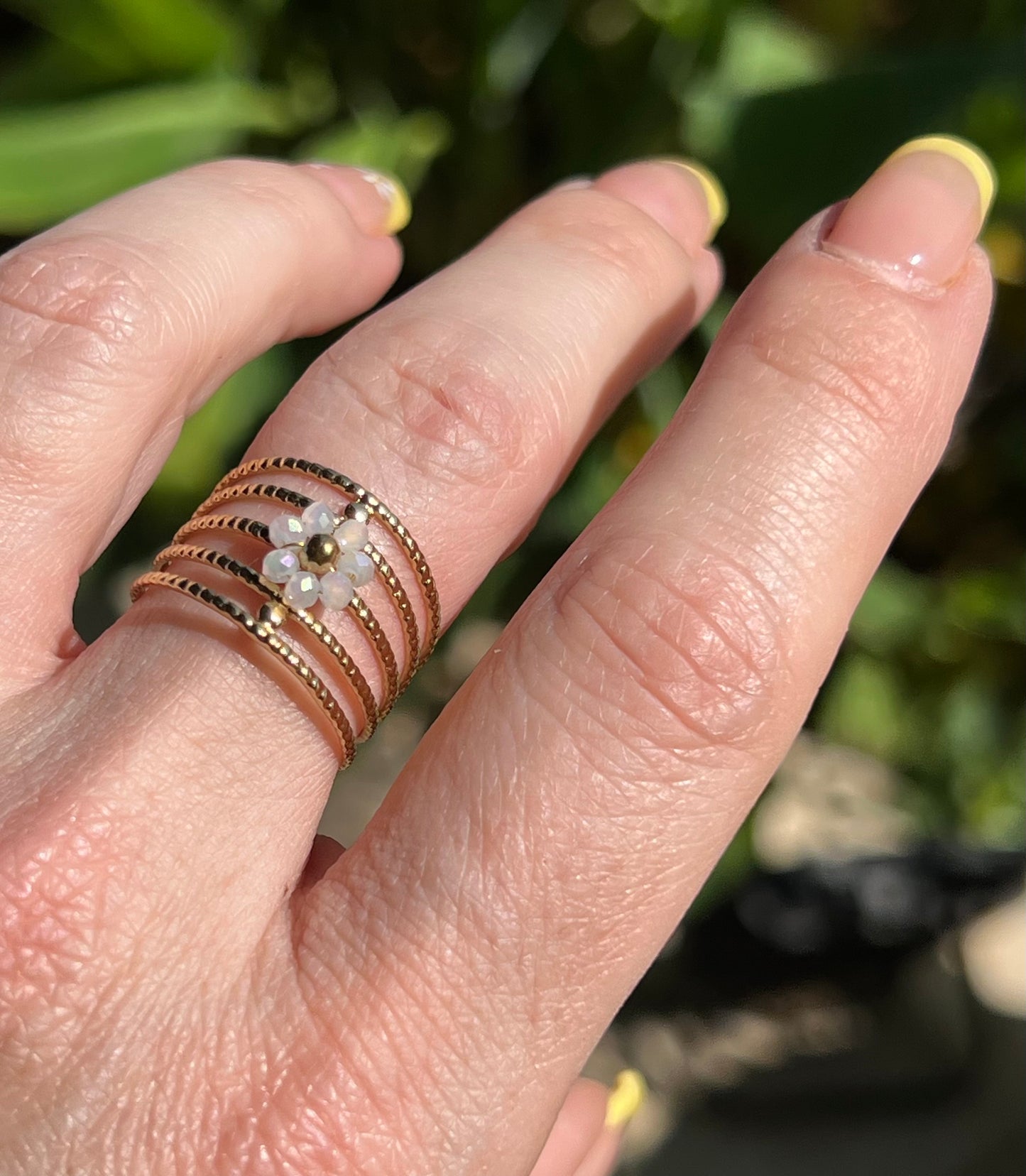 Bague Livia Blanche