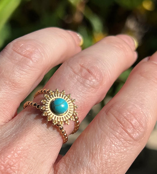 Bague Perla Turquoise