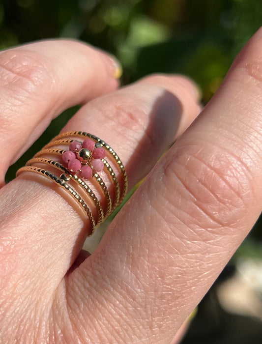Bague Livia rose