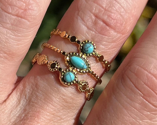Bague Luna Turquoise