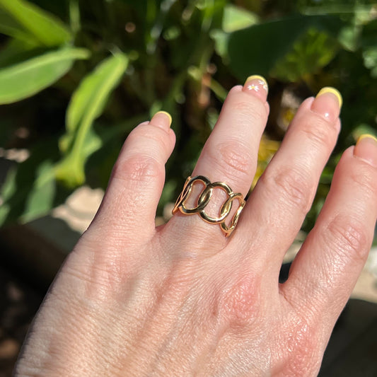Bague ORA dorée