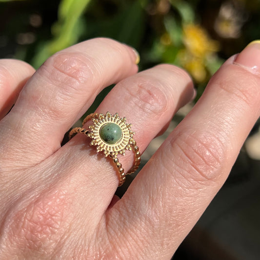 Bague Perla Verte